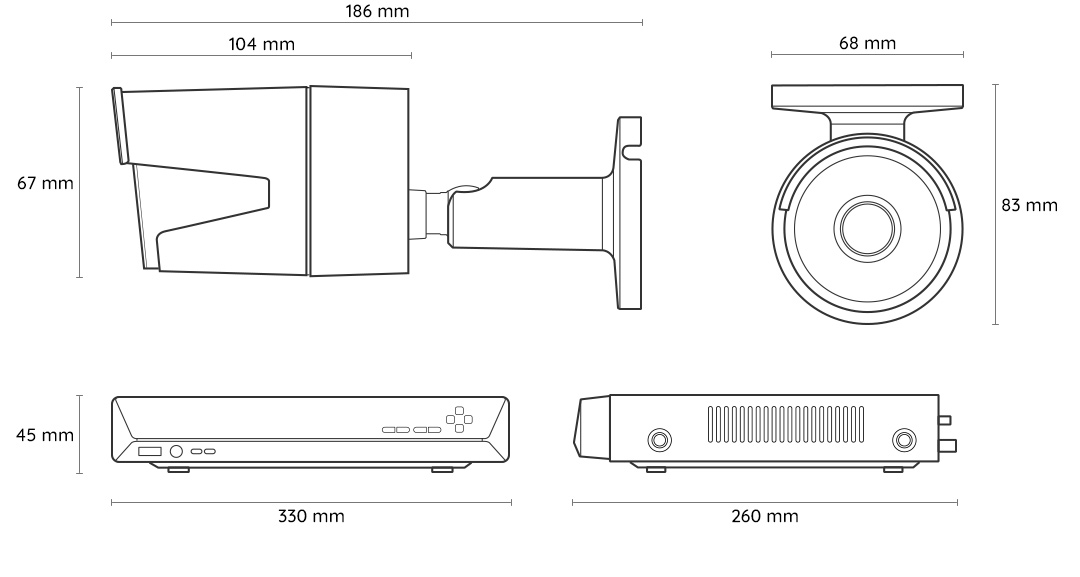 Reolink RLK16-410B8 - 16 Channels 8 Cameras PoE System